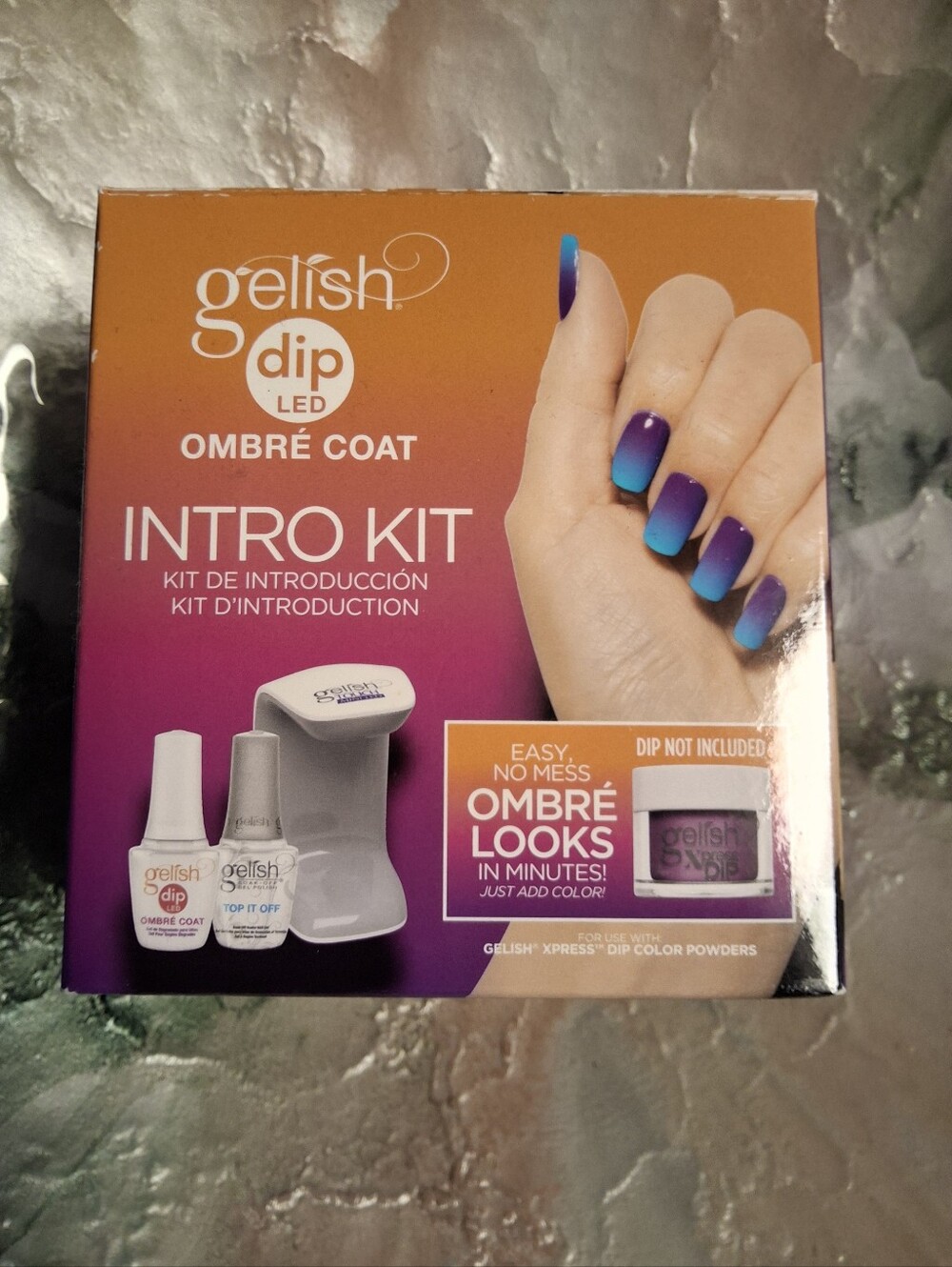 Gelish Dip LED Ombré Coat Intro Kit - Sealed Professional Brand